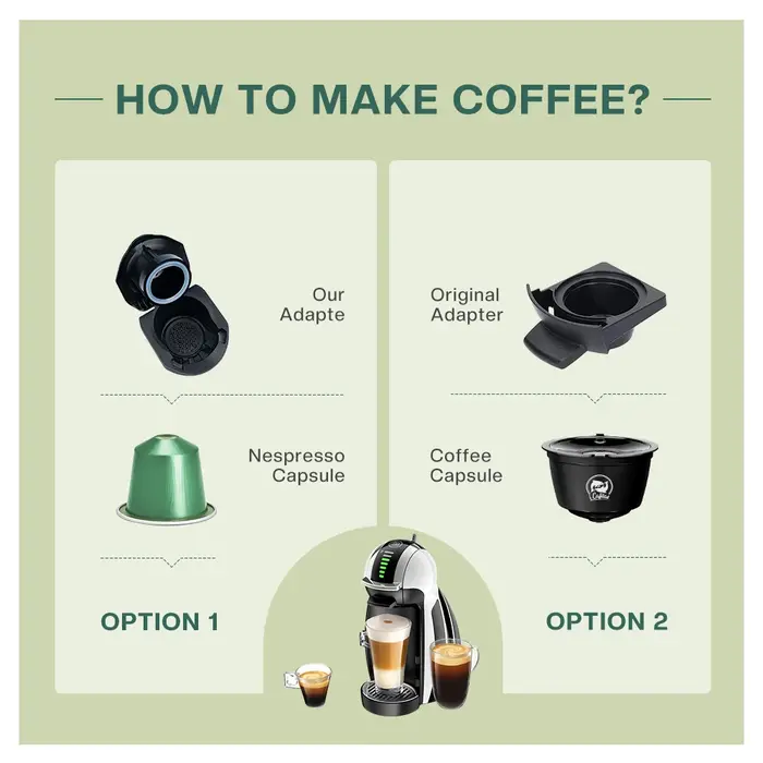 Icafilas-Adaptateur réutilisable pour Dolce Gusto, Capsule de café, Capsule de café expresso, Holdervip, Maker Piccolo XS