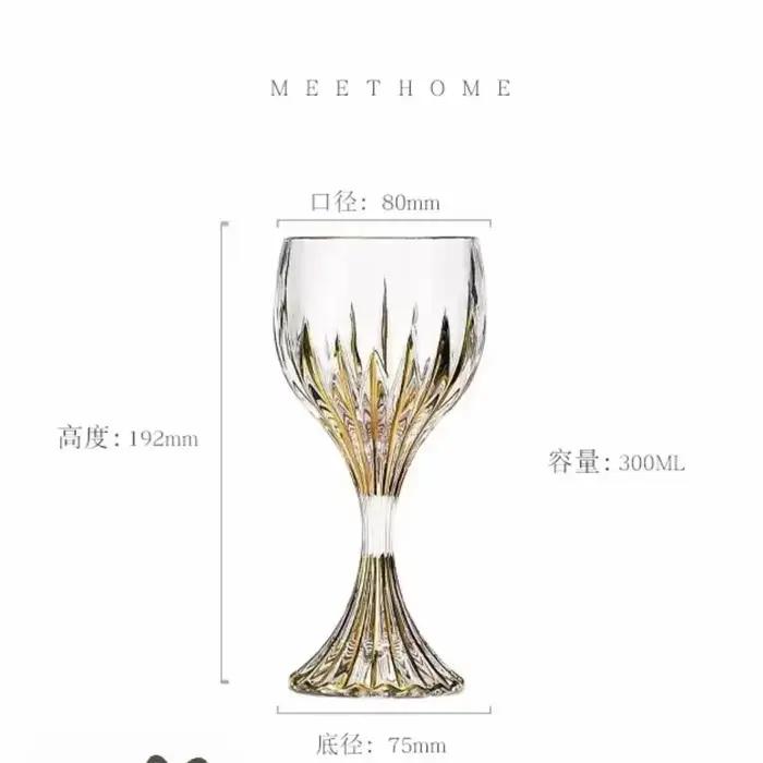 Verre à vin européen haut de gamme