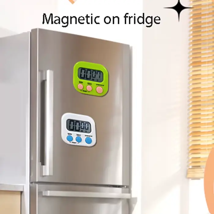 Minuteur de cuisine numérique pour 99 minutes avec compte à rebours