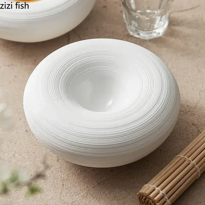 Assiette isolante blanche Double couche