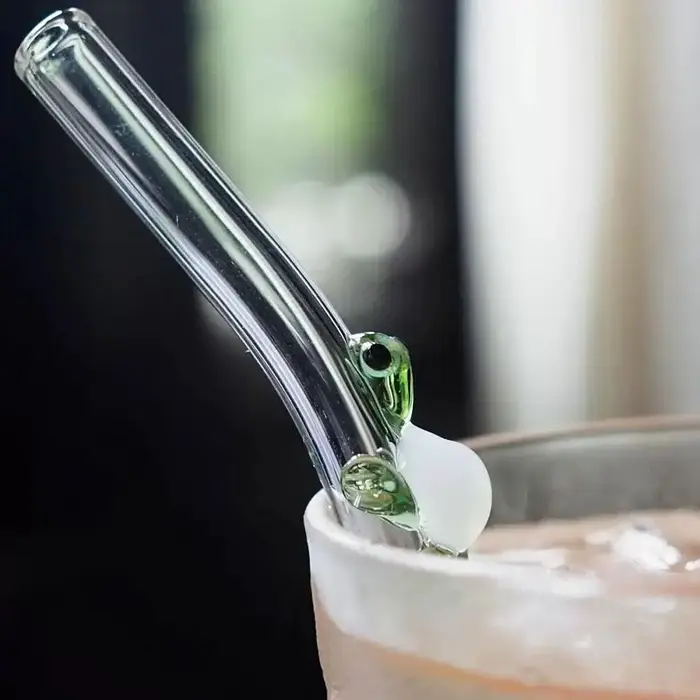 Pailles en verre réutilisables