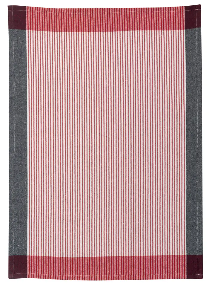 Torchon recycl Dinis Rouge 50 x 70