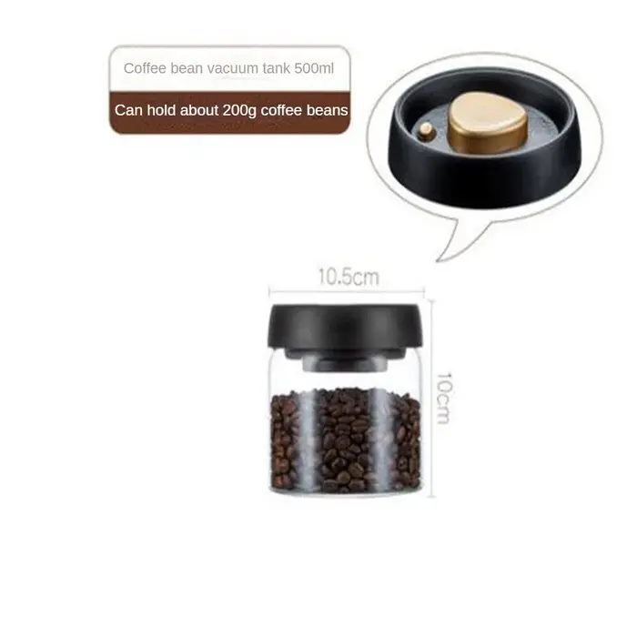 Réservoir scellé sous vide pour grains de café