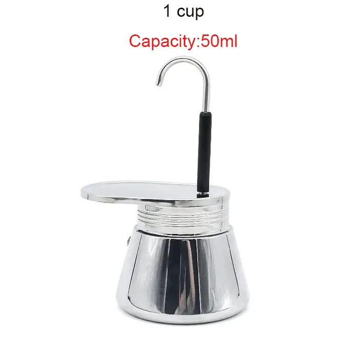 Cafetière Italienne en Acier Inoxydable 100