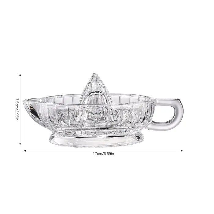 Presse-agrumes/presse manuelle en verre, adaptée aux citrons et aux agrumes