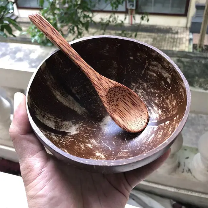 【Peace】Bol en noix de coco naturel