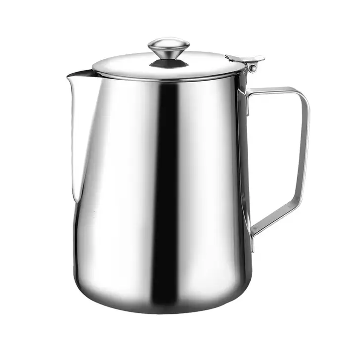 Aixiangru-Tasse à café en acier Barista avec couvercle