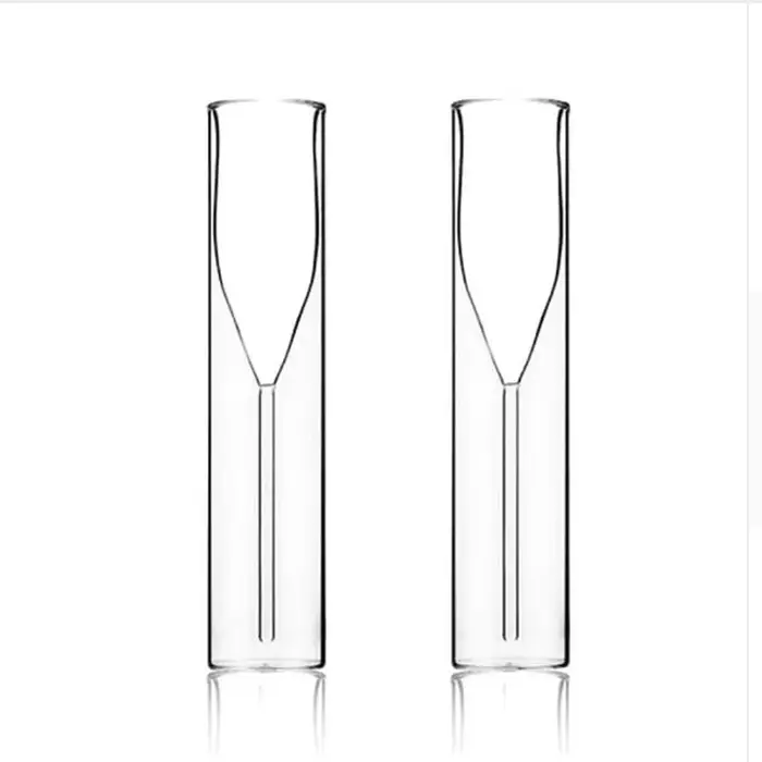 Flûte à Champagne en verre à Double paroi de 150ml