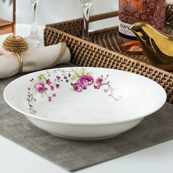 Wourmth-Assiettes en porcelaine Sophia
