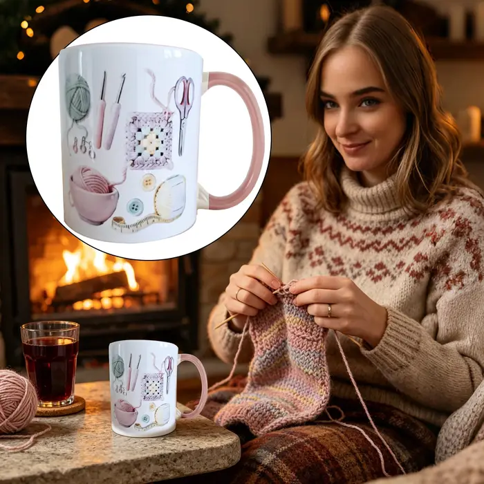 Tasse à café en céramique fantaisie 330 ml