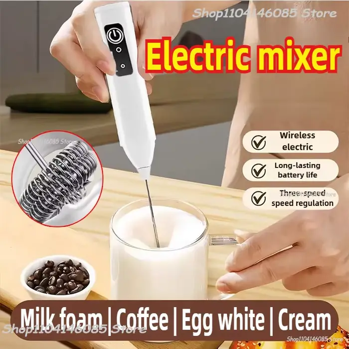 Mousseur à café électrique