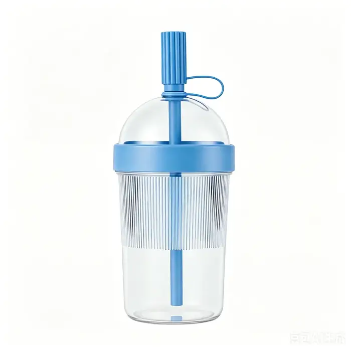Gobelet de voyage réutilisable pour café 17oz avec couvercle et paille, tasse isotherme anti-fuite p