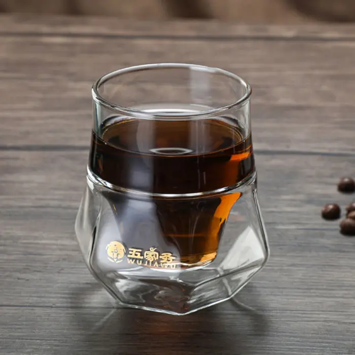 Tasses à expresso en verre à Double paroi