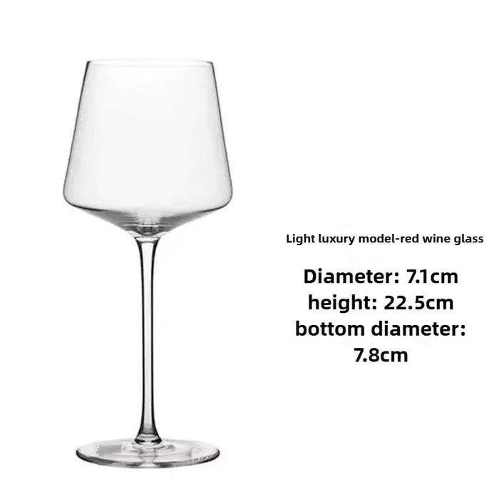 Verre à vin rouge en cristal bordeaux