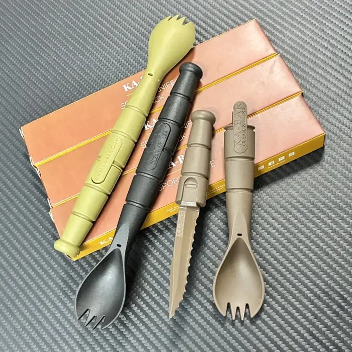 Mini ensemble de couverts tactiques EDC