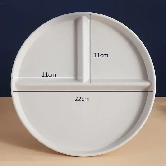 Plaque de table en plastique anti-chute pour enfants, 3 compartiments dans, ménage adulte