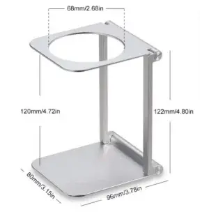 Support pliable pour machine à café en alliage d'aluminium, réglable en hauteur, support métallique 