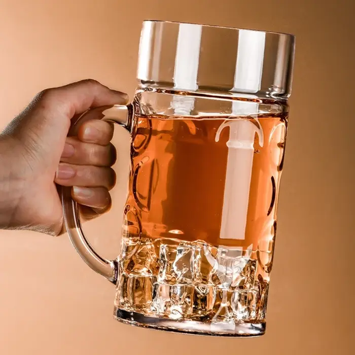 Tasse à bière réutilisable en plastique incassable
