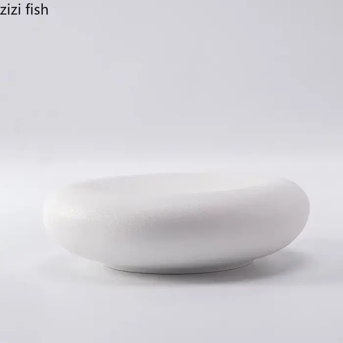 QuePlate-Assiette de cuisson circulaire créative en céramique