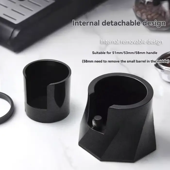 Support de Tamper à Café pour Poignée de 51/53/58mm, Accessoire Réglable et Antidérapant Astronomiqu