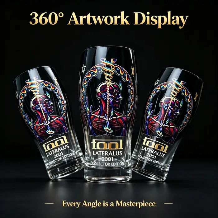 Verre à bière premium Tool Lateralus 2001 Collector's Edition - Cadeau unique pour les fans de rock