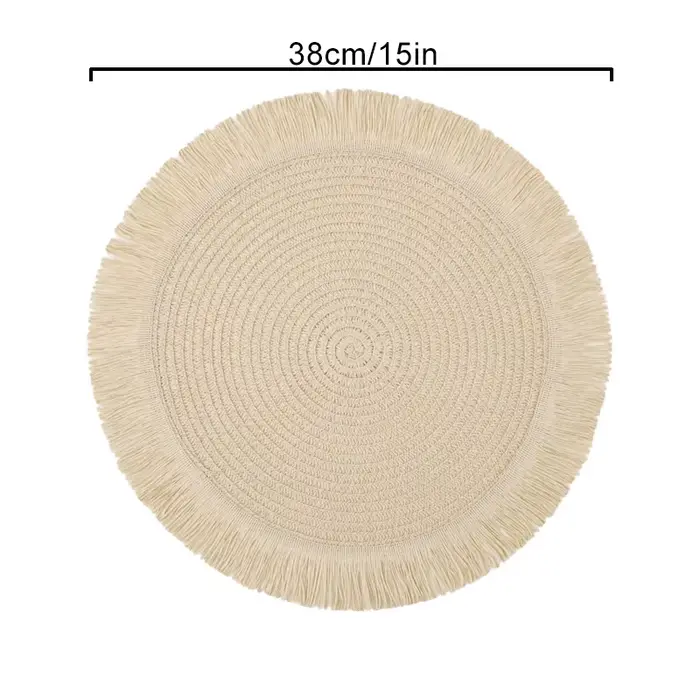 Napperon Vintage en Jute et lin