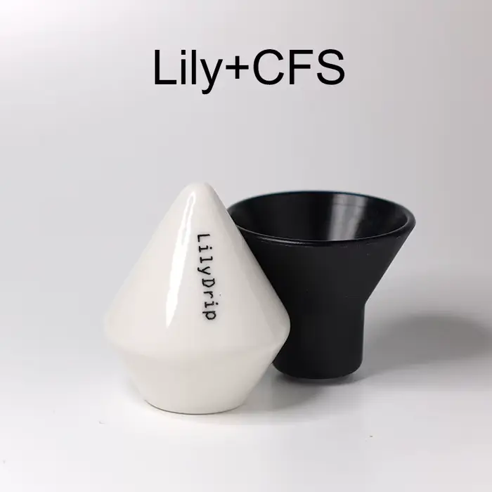 Lilygoutte-filtre à café en céramique, transformateur, verser sur l'ensemble de cafetière, améliore