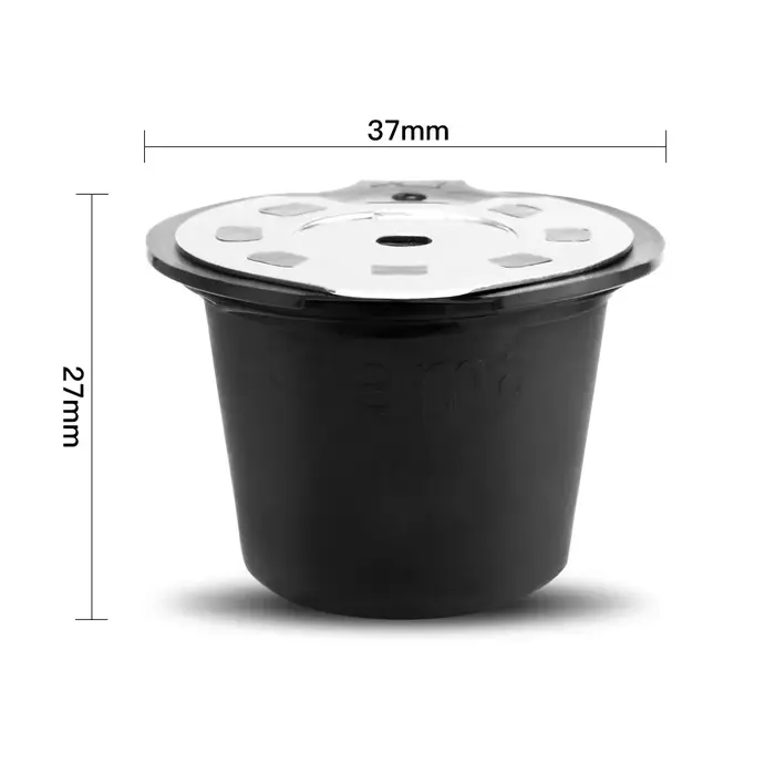 RECAFIMIL Capsule de café rechargeable pour Nespresso, capsule de café réutilisable en acier inoxydable, version Crema, pour machine Nescafe