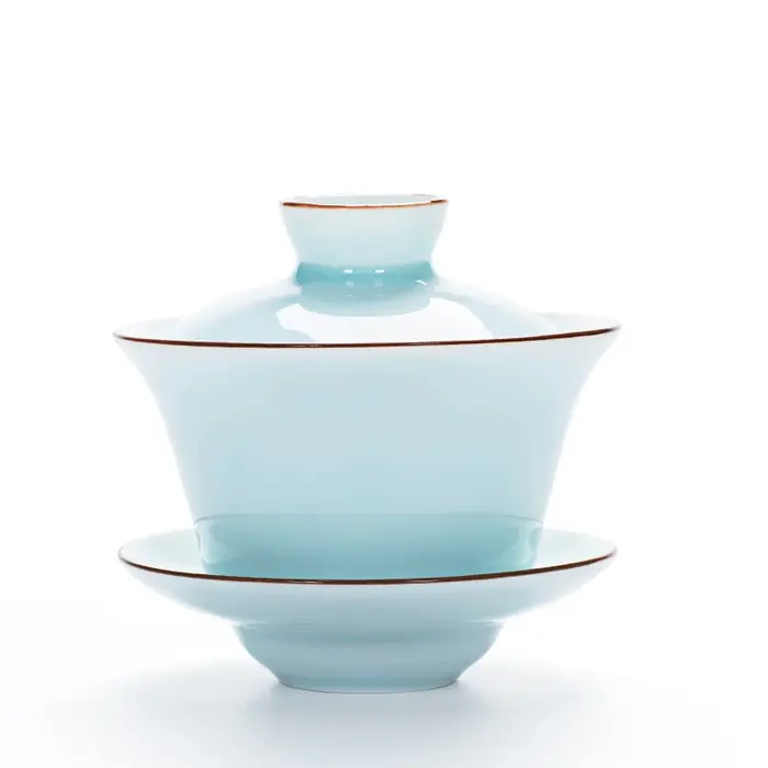 Tureen à thé céladon, service à thé Kung Fu