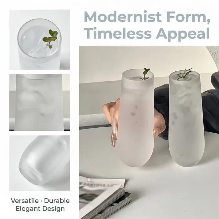 Verres à café transparents
