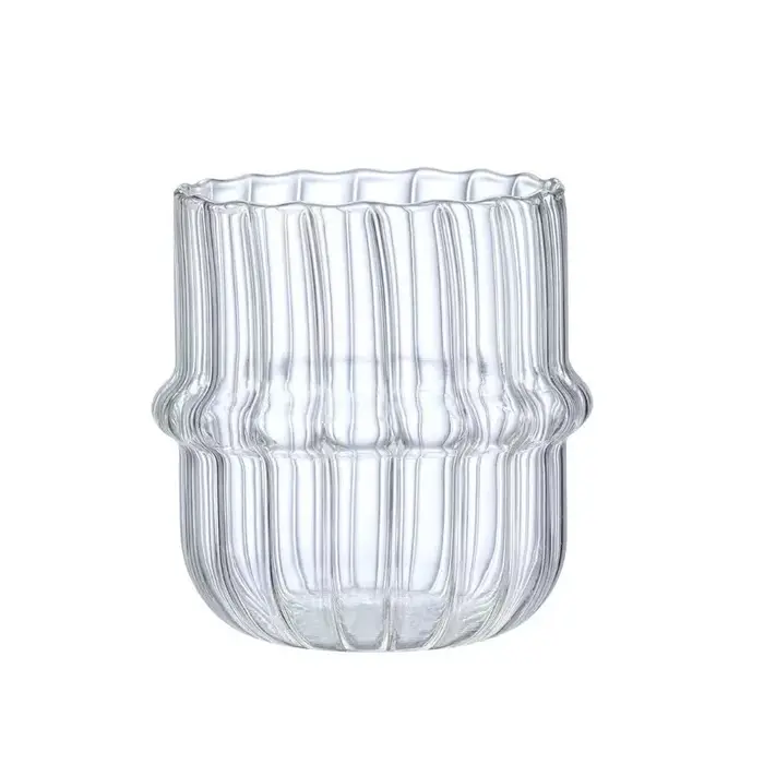 Tasses en verre à café au lait, transparentes, résistantes à la chaleur, mignonnes tasses à Dessert 