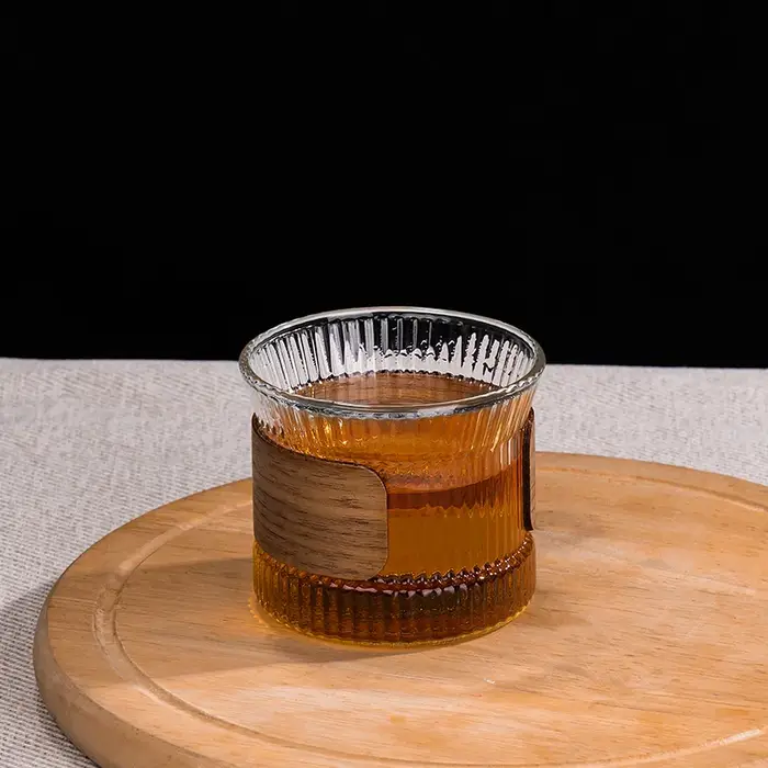 Mug à café en verre de style japonais