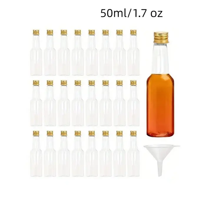 30 pièces, 25/50/100/150mlMini bouteilles d'alcool