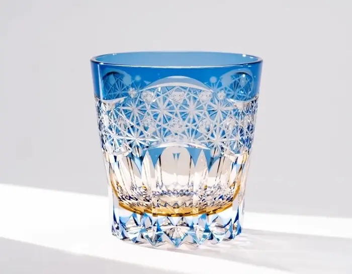 Japon Royal exclusif gravure profonde cristal verre aube première lumière Edo Kiriko whisky tasse haut de gamme cadeau liqueur vin Brandy renifleur