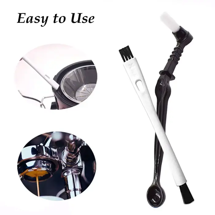 Le Kit de brosses à expresso professionnelles comprend une brosse de nettoyage de Machine de moulin à café en bois