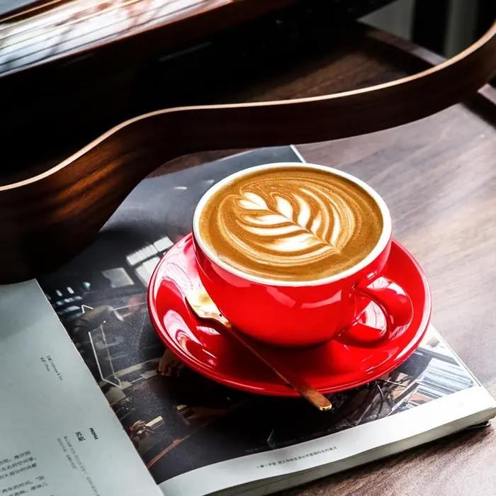 Tasse à café en céramique épaisse créative 350ml Latte Cappuccino