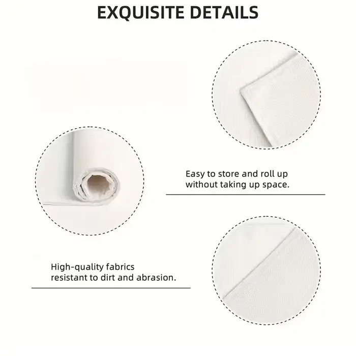 VIKAMA – sets de table ronds à motifs géométriques