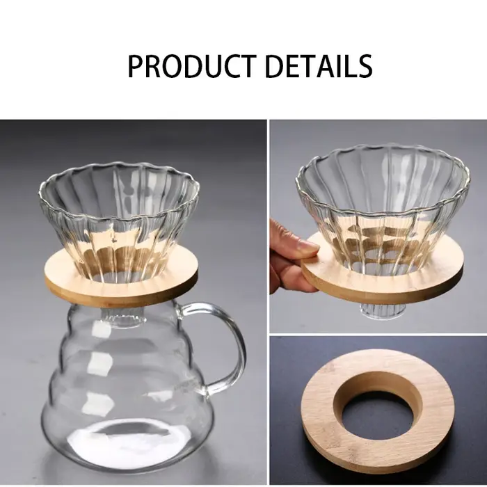 Cafetière en verre avec filtre