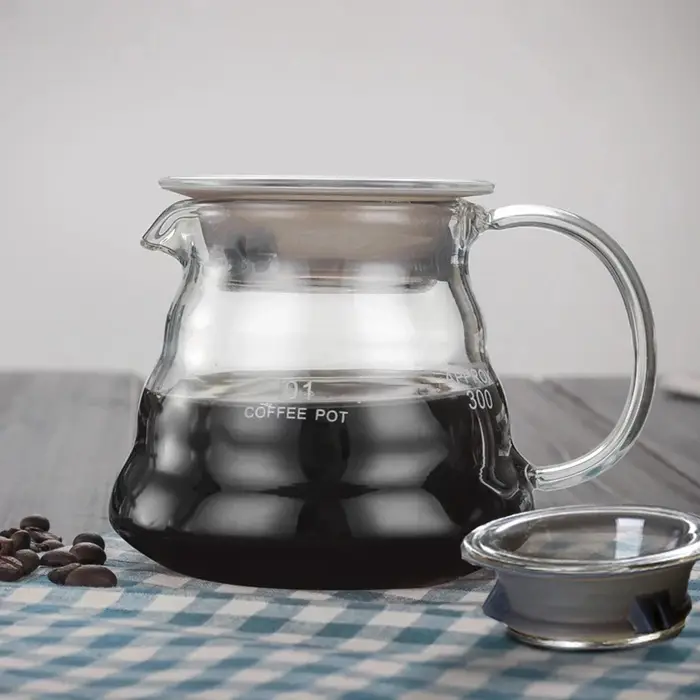 Couvercle de cafetière en verre en forme de nuage, bouilloire à café, couvercle de théière, seulemen