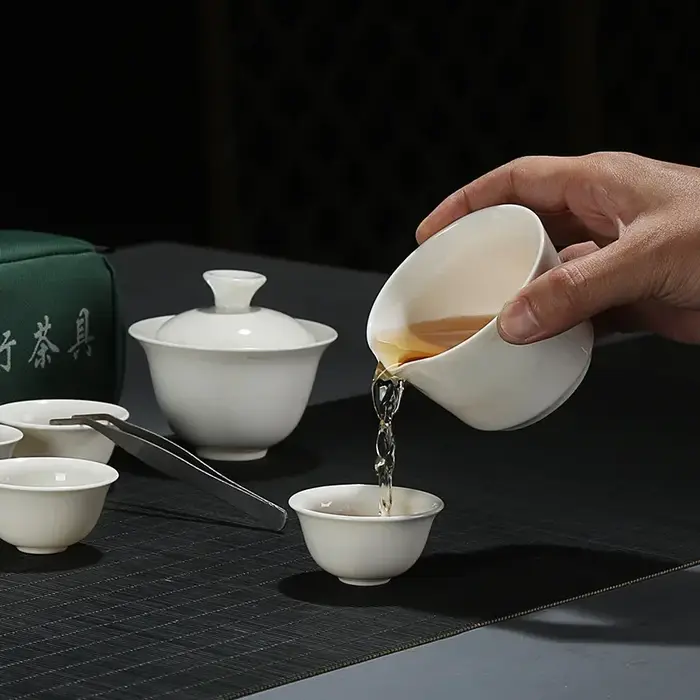 Service à thé Kung Fu de voyage chinois