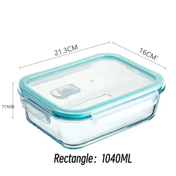 Boîtes de conservation alimentaire en verre