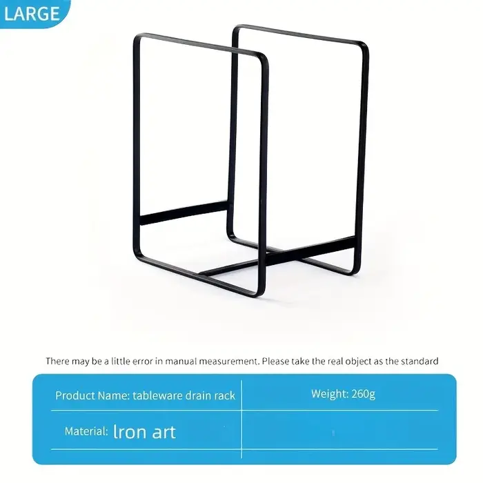 Étagère de cuisine, étagère de rangement pour vaisselle, égouttoir à vaisselle pour placard, égouttoir à assiettes, étagère de comptoir, égouttoir à assiettes en fer