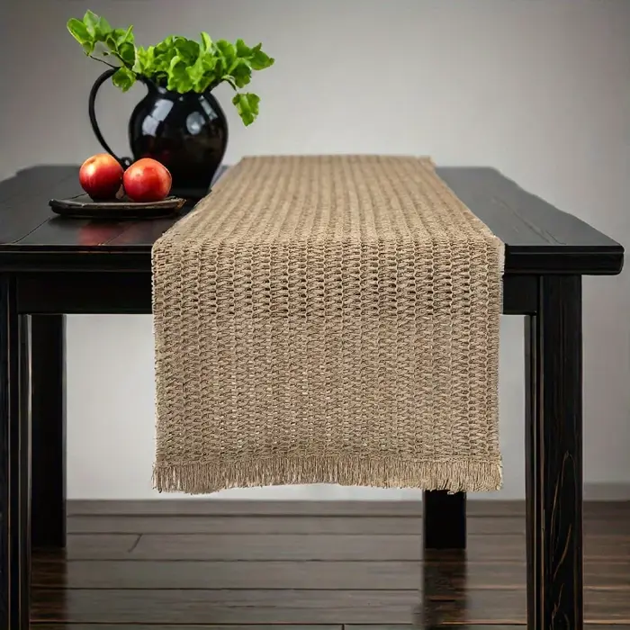 Napperon en paille tissé de Style Vintage