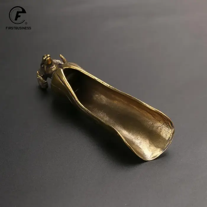 Cuillères à thé en laiton et cuivre
