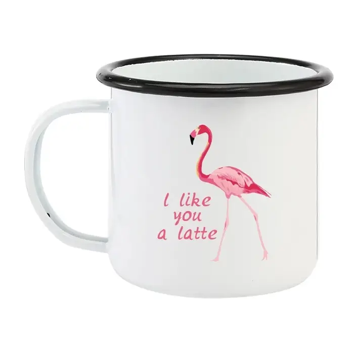 Tasse à café en émail personnalisée