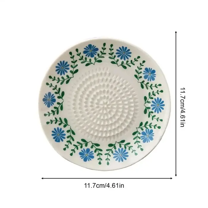 Lot de 4 râpes à ail manuelles en céramique pour gingembre et ail, avec plateau de broyage, multi-us