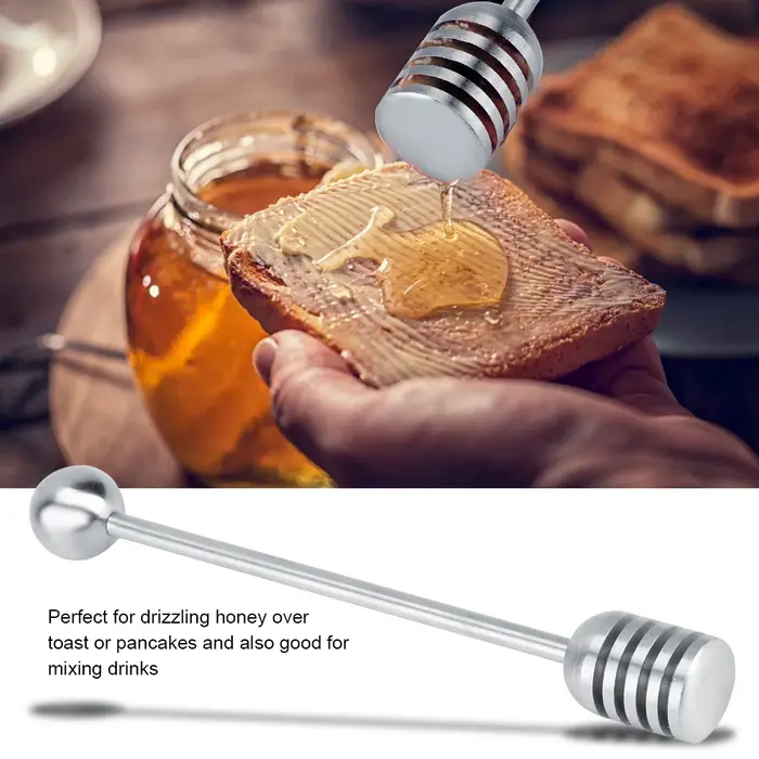 Cuillère à miel en acier inoxydable 304