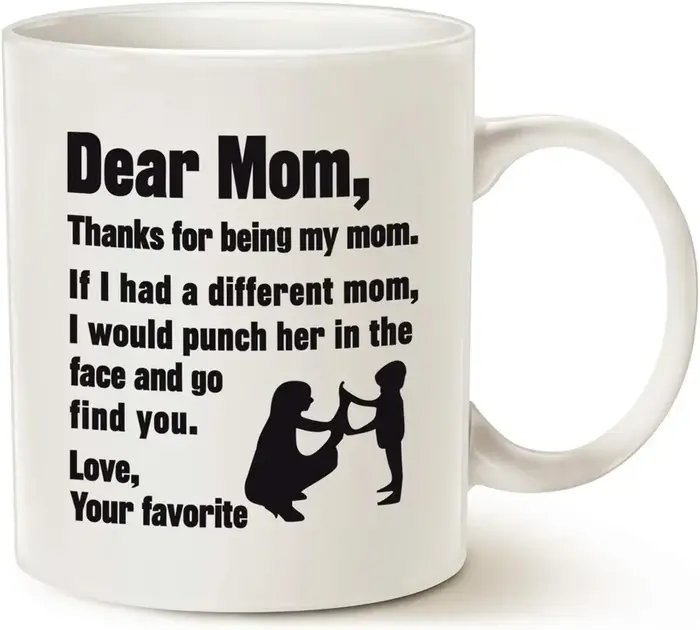 Cadeaux de fête des mères Tasse à café drôle pour maman