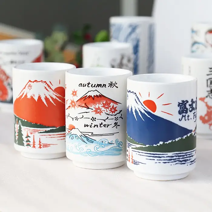 Tasses en céramique à Impression japonaise