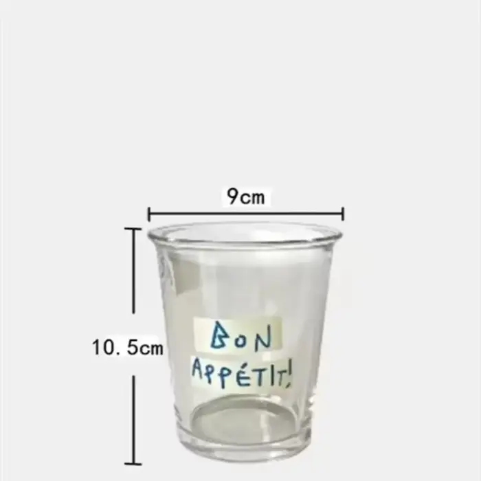 Cadeau tasse en verre Transparent 350ML